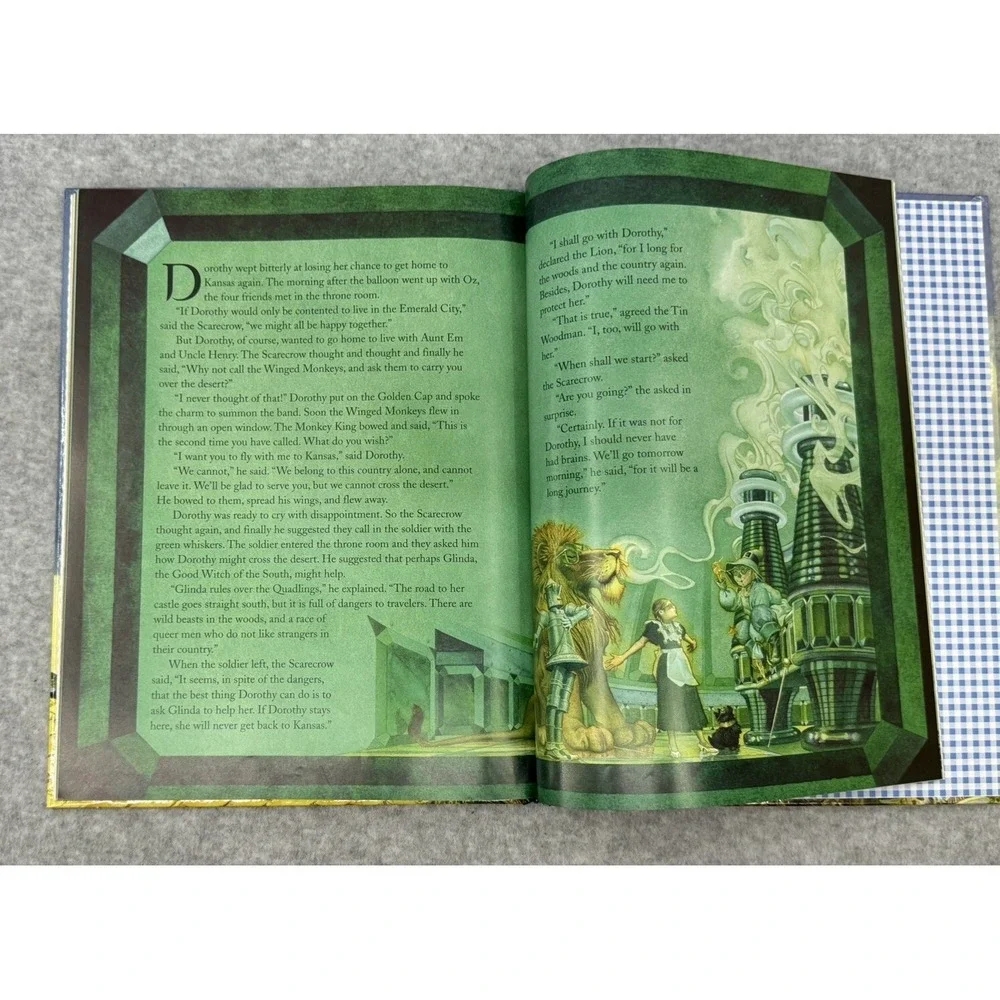 The Wizard of OZ by L. Frank Baum Illustrated by Charles Santore, Hardcover